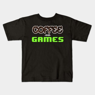 Coffee and Games #1 Kids T-Shirt